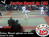 Kahina Bouzid, Karatéka du CSV