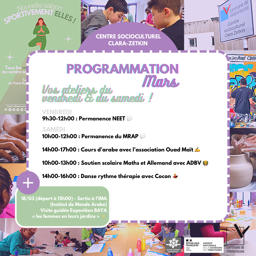 4- Prog CSC Mars 2023 (Vendredis et Samedis)