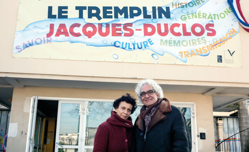 Antonio Iglesias et Maryvonne Vénard de la Compagnie de La Pierre noire