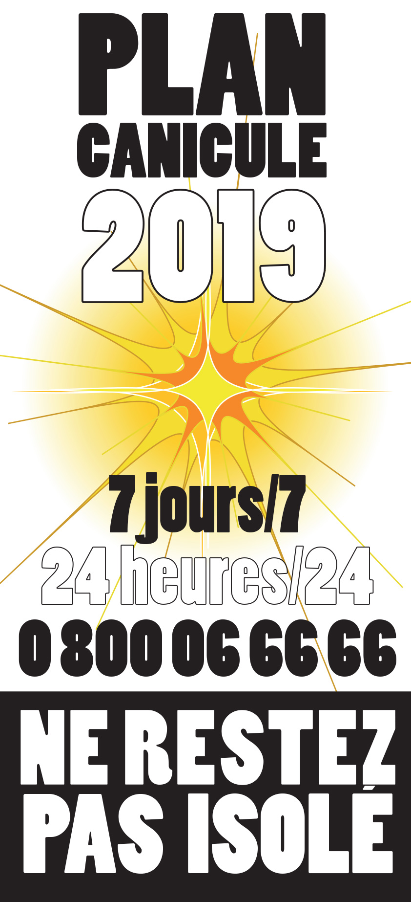 Canicule : appelez 24h/7j le 0 800 06 66 66