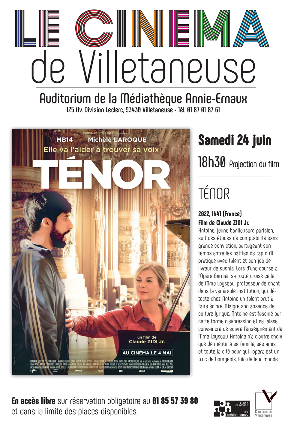 cinema_villetaneuse_mediatheque_affiche_film_tenor_claude_zidi_jr
