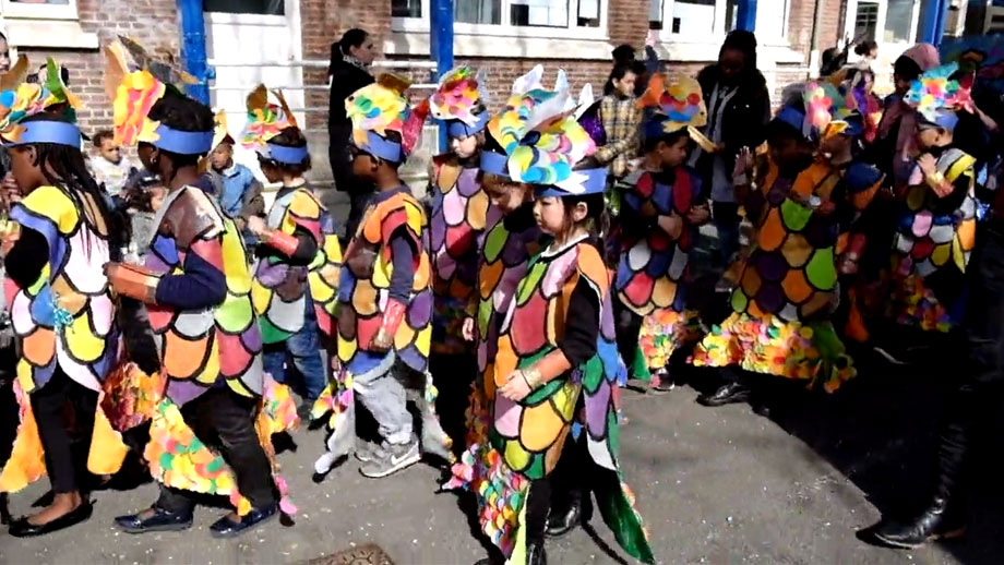 C’était carnaval à l’école maternelle Anne Frank