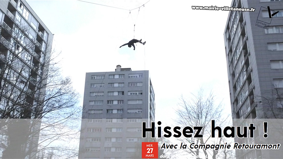 Hissez haut ! Avec la Compagnie Retouramont, le 27 mars 2019 dans le quartier Saint-Leu