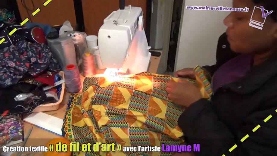 "De fil et d'art" avec l'artiste styliste Lamyne M !