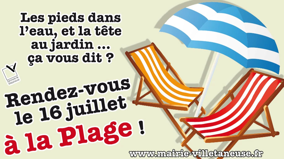 Rendez-vous à la plage !