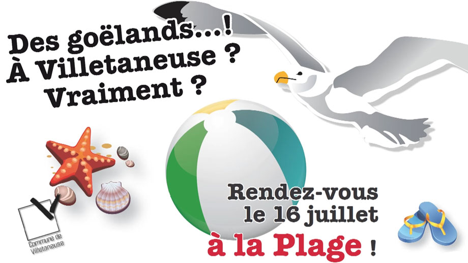 Rendez-vous à la plage le 16 juillet !