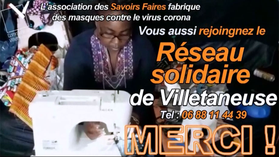 Vous pouvez produire des masques ? Rejoignez le réseau solidaire de Villetaneuse