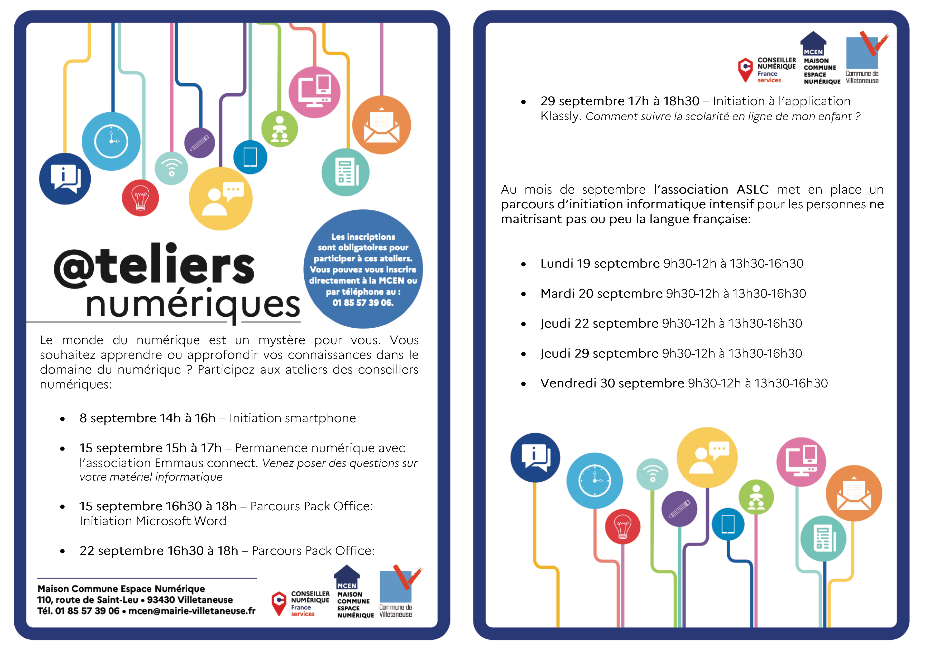 Ateliers MCEN Septembre 2022 - Villetaneuse