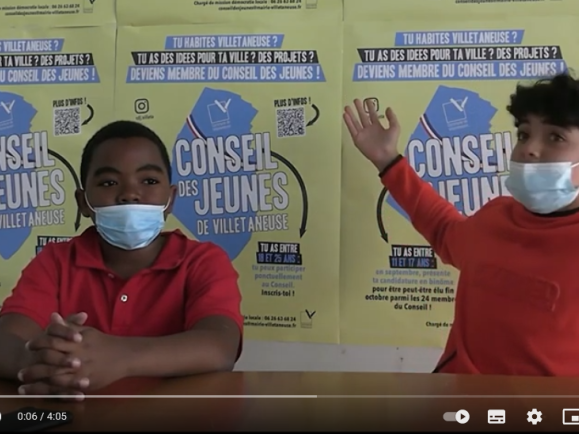 Élection du Conseil des Jeunes de Villetaneuse, les clips de campagne 1