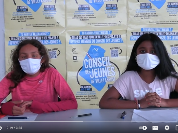 Élection du Conseil des Jeunes de Villetaneuse, les clips de campagne 2