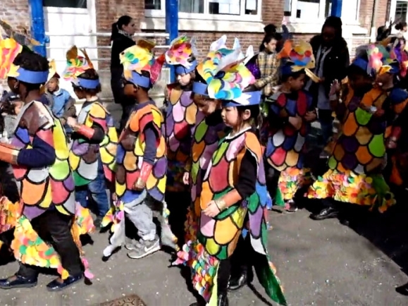 C’était carnaval à l’école maternelle Anne Frank