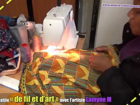 "De fil et d'art" avec l'artiste styliste Lamyne M !