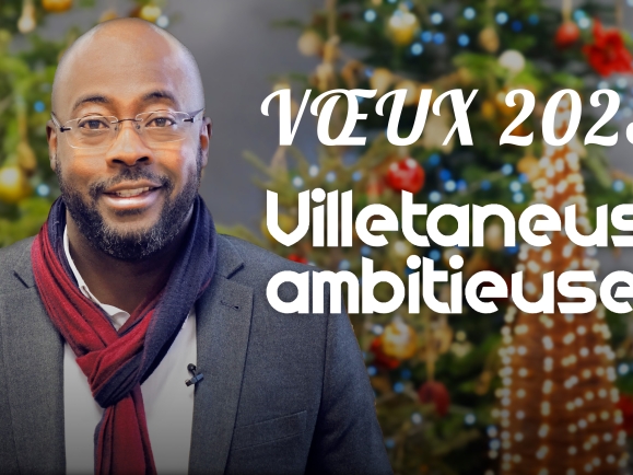 Villetaneuse Ambitieuse | Message de vœux pour 2023 de Dieunor Excellent, Maire de Villetaneuse.