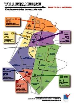 Les bureaux de vote à Villetaneuse