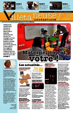 Villetaneuse informations N°26 du 15 mars 2016