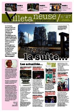 Villetaneuse informations N°27 du 29 mars 2016