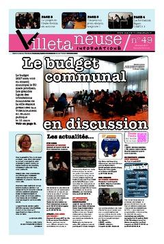Villetaneuse informations N°49 du 28 mars 2017